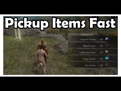 How To Pickup Items Fast On Elden Ring