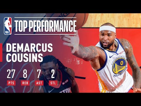 DeMarcus Cousins Goes For a Season-High 27 Points In Houston | March 13, 2019