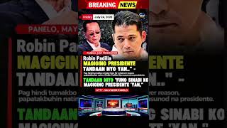 Robin Padilla MAGIGING PRESIDENTE-PANELO