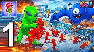 Alien Raid Walkthrough Part 1 - Catch & Attack (Gameplay iOS, Android) screenshot 4