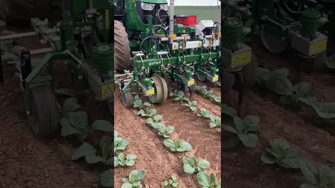 inRow & Inter-Row Weeder Robocrop || Made By Garford UK || 