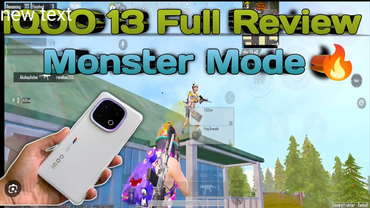 iQOO 13 BGMI Test 120 FPS 🔥 Hot drop Gameplay Full Review - YouTube