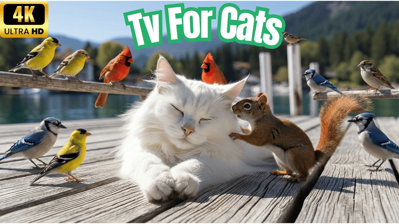 TV for Cat 🐦 Nonstop Chirping Birds | Perfect Cat Stimulation