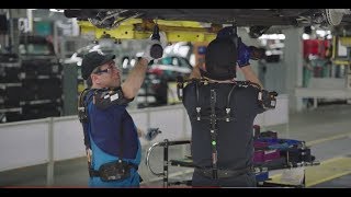 BMW Plant Regensburg - Exoskeleton Workers