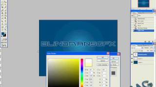 BlindMansGFX - How to make 3D and glossy text
