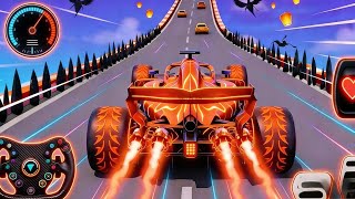Formula Car Mega Ramp Extreme Racing - GT Car Formula Car Racing Stunts 3D - Android GamePlay #f1 screenshot 5