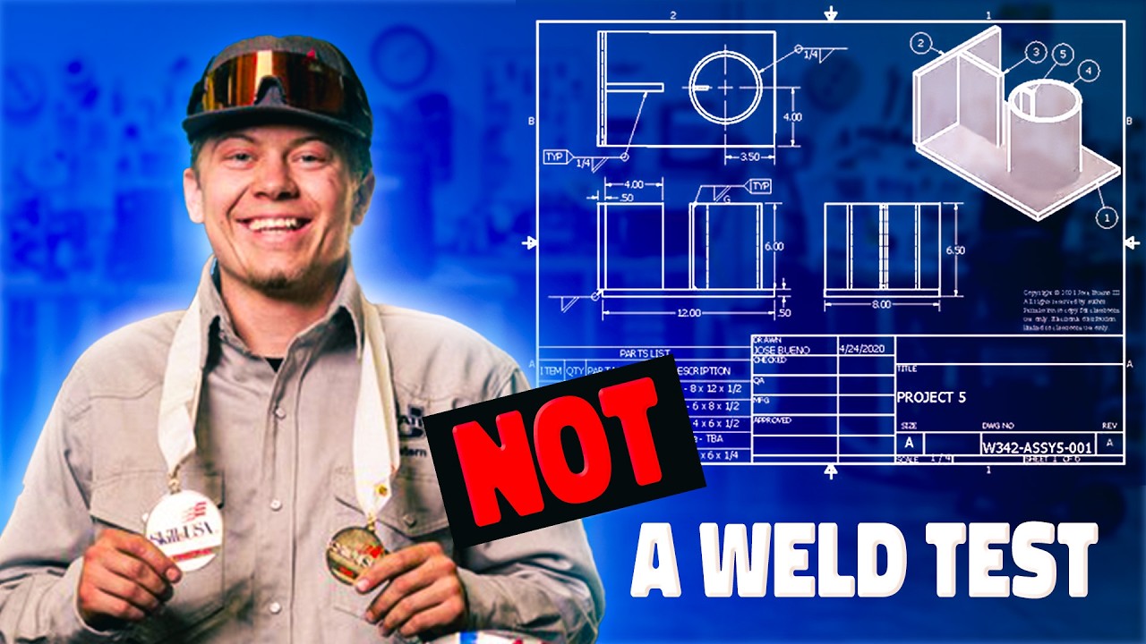 Соревнования по сварке: тест, которого никто не ожидает: 5-й эпизод учебного курса SkillsUSA.