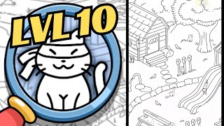 🏅 FIND THE CAT - Spot It! 🐈🐈‍⬛ LEVEL 10 😺😸 Gameplay Walkthrough