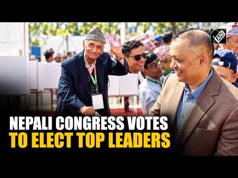 Nepal’s Largest opposition party Nepali Congress votes to elect top leaders