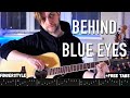 Behind Blue Eyes | Fingerstyle + Free tabs
