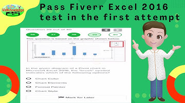 Fiverr Excel Skill Test 2021  Answers [taken on Nov 21, 2021]