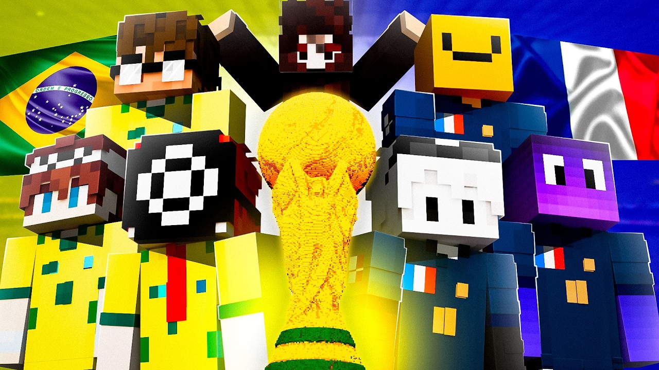 O HEXA VEIO?? Joguei a MAIOR COPA DO MUNDO no minecraft