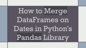 How to Merge DataFrames on Dates in Python