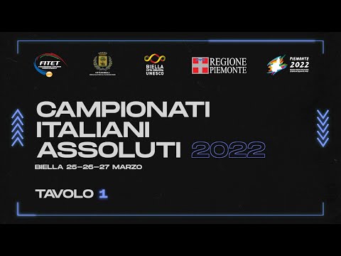 Campionati Italiani Assoluti - Biella 2022 - TAVOLO 1