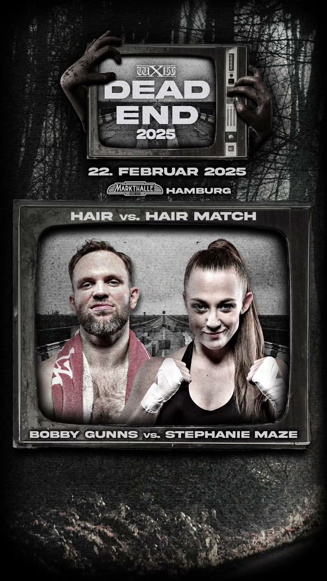 Stephanie Maze ist stinksauer backstage nach wXw Road to 16 Carat Gold in Bielefeld