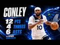 Mike Conley 12 pts 4 threes 6 asts vs Spurs 2026 PO G1