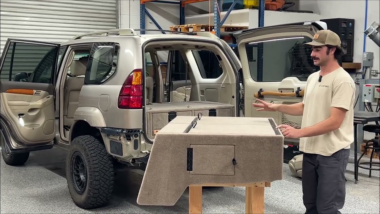 Установка кожуха для удаления сидений в Lexus GX470