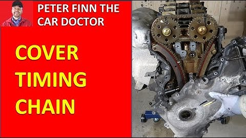 How to replace COVER TIMING CHAIN Ford Duratec engine Mondeo Mazda L Volvo Modular Sigma Years 2001-