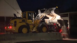 Winter storm hitting at tough time for some Massachusetts towns