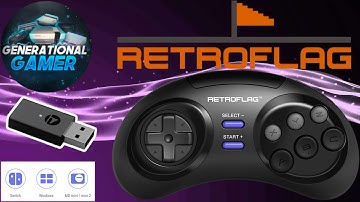 RetroFlag 6 Button Sega Genesis Mini Controller (Controller-M) Demo (Part 3)