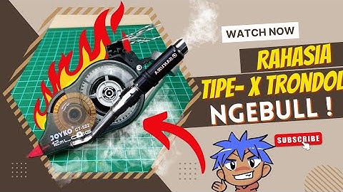 Rahasia Tipe x Trondol Knalpot berasap Osflo