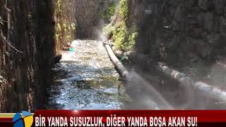 Bi̇r Yanda Susuzluk, Di̇ğer Yanda Boşa Akan Su