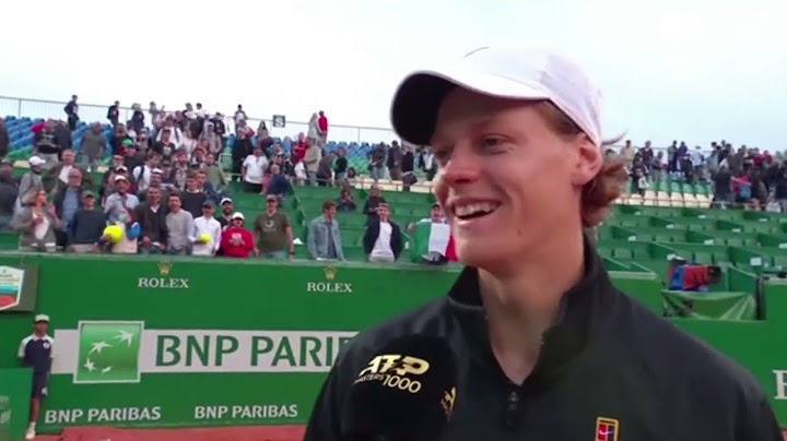 Jannik Sinner:"Unbelievable playing with this crowd" match vs. Andrey Rublev ATP Montecarlo 14.04.22