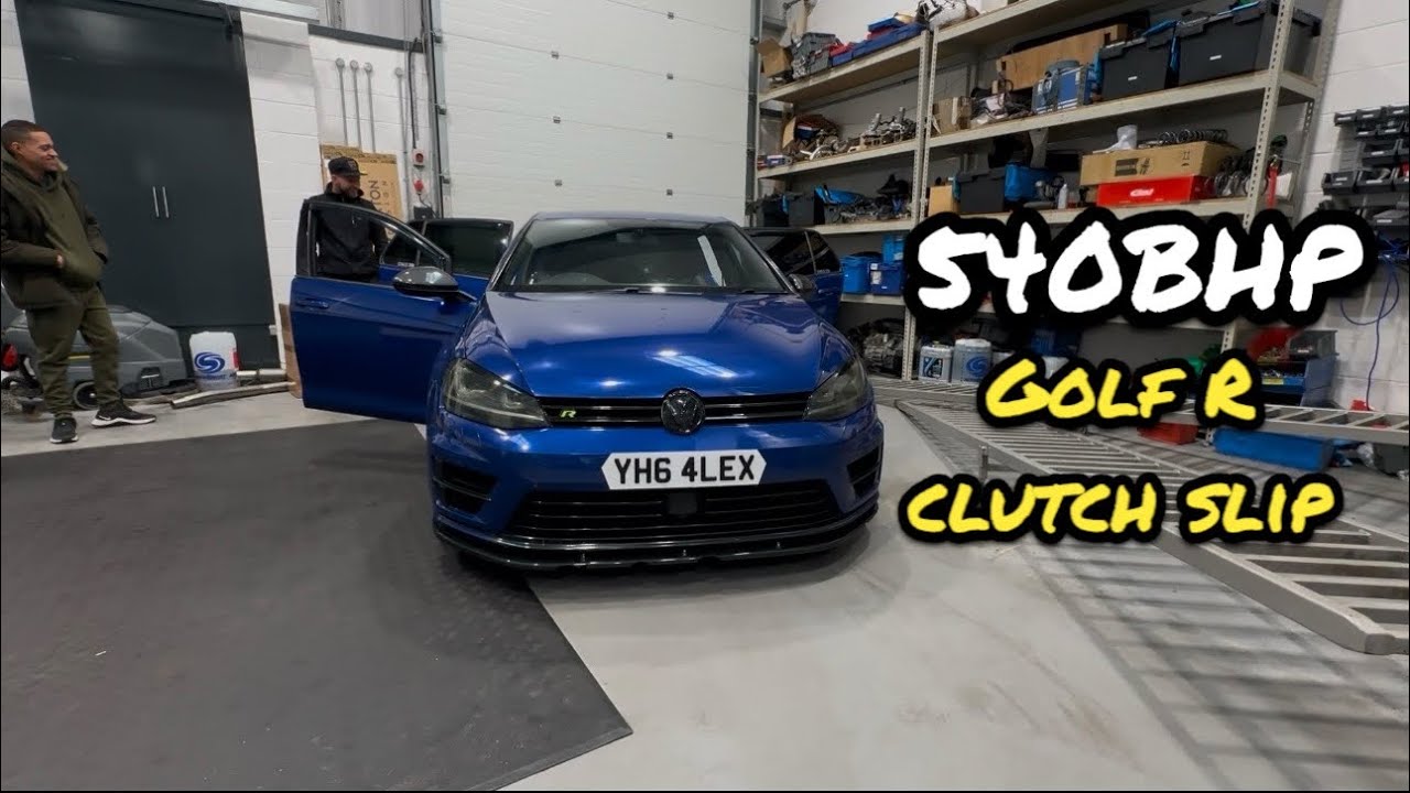 MY 540BHP GOLF R CLUTCH SLIP ITS NOW FINE AND FAST!🚀