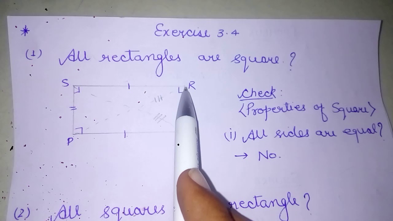 ALL RECTANGLES ARE NOT SQUARE YouTube