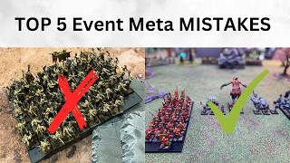 Top 5 META MISTAKES in Warhammer: The Old World