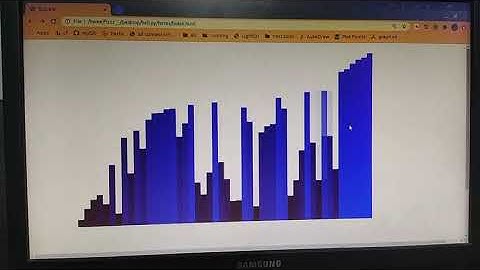 Bubble sort visualization