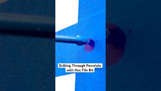 Drill Through Porcelain Tile with Bosch Hex Tile Bit | Oddly Satisfying ASMR Sounds | How to DIY