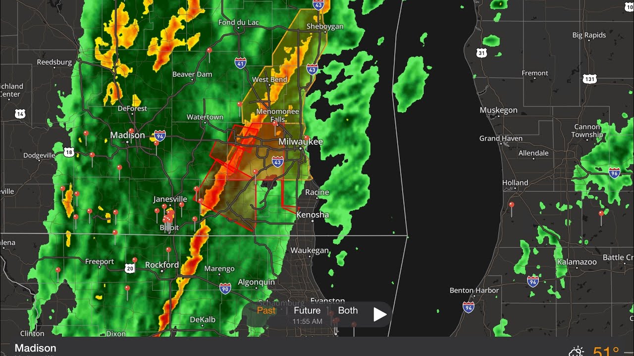 Tornado warning for rock county and walworth county ( siren activation ...