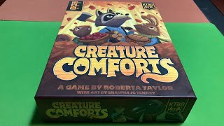 Creature comforts solo gameplay part 1