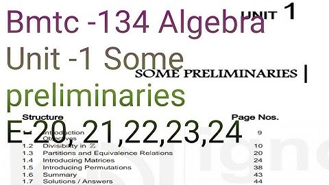 (v-13) Ignoucbcs bag Bscg mathematics Bmtc-134 Unit -1 some preliminaries  E-20, 21,22,23,24