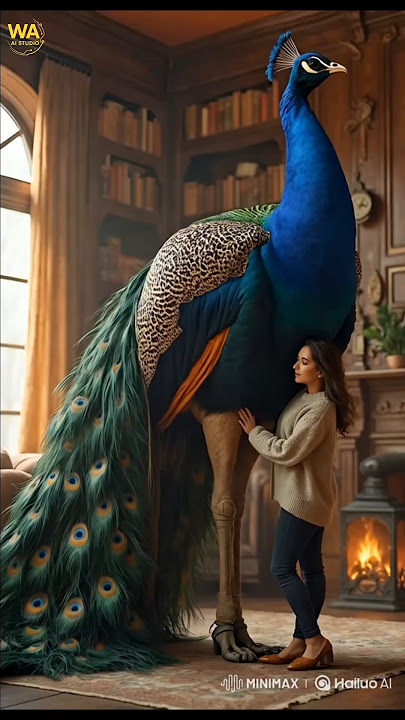 A very strong and big peacock #peacock #ai #taking #shortsviral #imaginary#facts