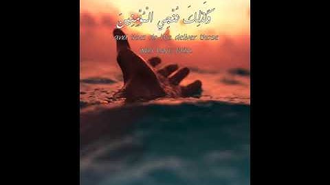 فَاسْتَجَبْنَا لَهُ وَنَجَّيْنَاهُ مِنَ الْغَمِّ ||سورة الأنبياء|| إسلام صبحي