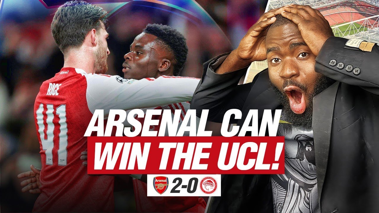 ARSENAL DOMINATE IN THE UCL YET AGAIN! I'M WORRIED!!!  ARS 2-0