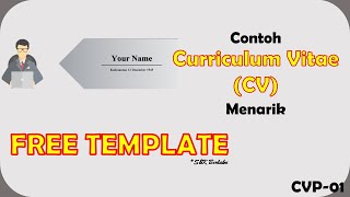 Contoh Curriculum Vitae (CV) Presentasi PowerPoint | CVP-01