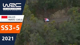 WRC - Rallye Monte-Carlo 2021: Highlights Stages 3-5