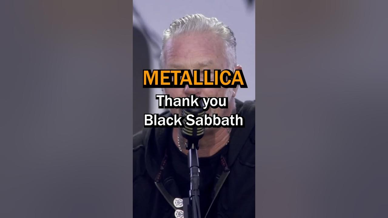 METALLICA James Hetfield On Black Sabbath | Back To The Beginning Night | #ozzyosbourne #metallica METALLICA James Hetfield On Black Sabbath | Back To The Beginning Night | #ozzyosbourne #metallica