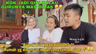 Intan Disinauni Mas Dimas   Ngakak Dari Awal Sdanai Akhir Haha Siap2 Sakit Perut  