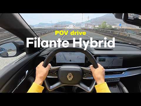 2026 Renault Filante e tech hybrid POV drive