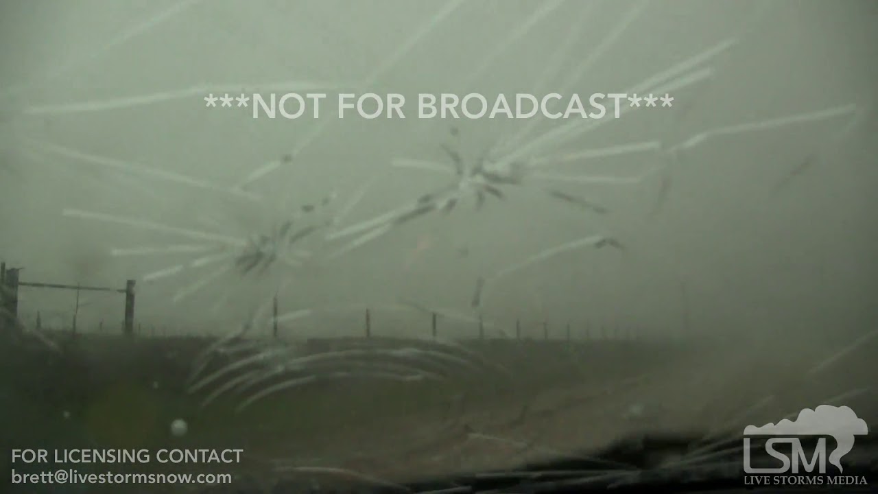 5-15-2018 Weskan, KS Baseball Hail Destroys Windshield - YouTube