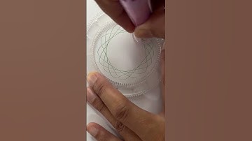 One Stroke, One Universe🌸一筆、一つの宇宙🍰한 획, 하나의 우주 #asmr #satisfying #spirograph #relaxing