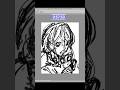 【推しの子】1時間で黒川あかね描いてみた(低倍速版) #shorts #イラスト #イラストメイキング #推しの子 #黒川あかね #anime