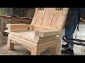 My Most Challenging Project: A Tiny Carpenter Builds a MASSIVE Chair for a 200kg Person