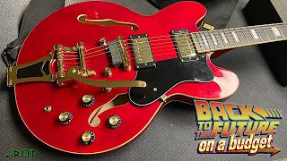 Modding $135 Amazon Guitar into BACK TO THE FUTURE Movie Tribute!