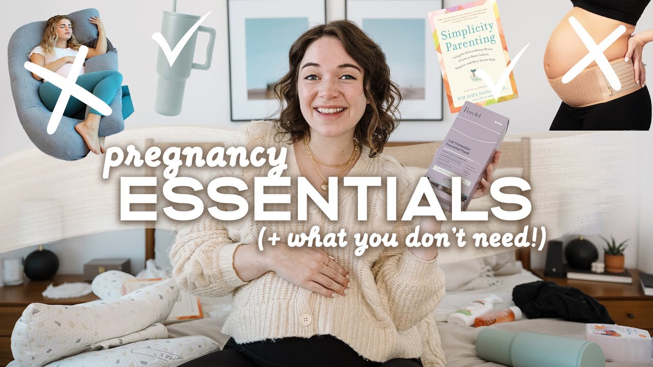 MINIMALIST PREGNANCY MUST-HAVES (+ What I'm NOT Using) 