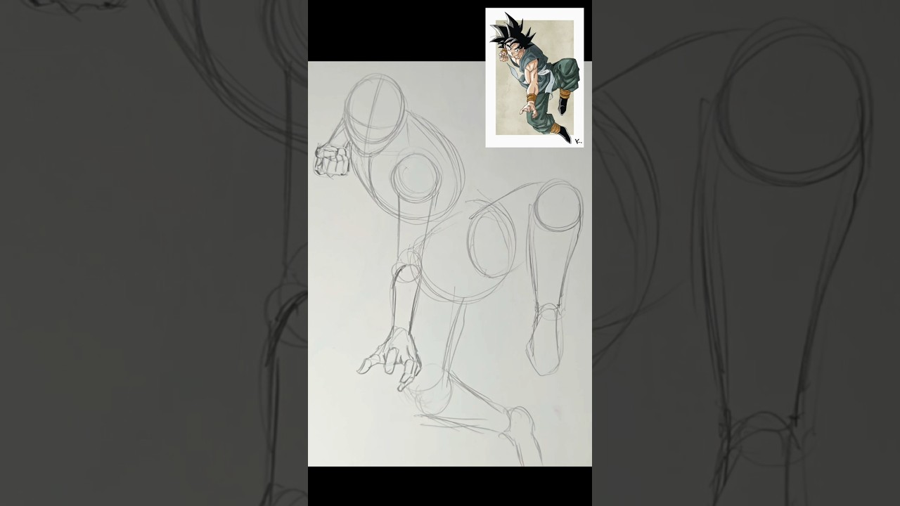 How to Draw dynamic Poses- Tutorial #drawing #art #tutorial #howtodraw #shorts